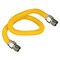 Flextron Gas Line Hose 1/2'' O.D.x36'' Len 1/2"x3/8" FIP Fittings Yellow Coated Stainless Steel Flexible FTGC-YC38-36E - alternate 1